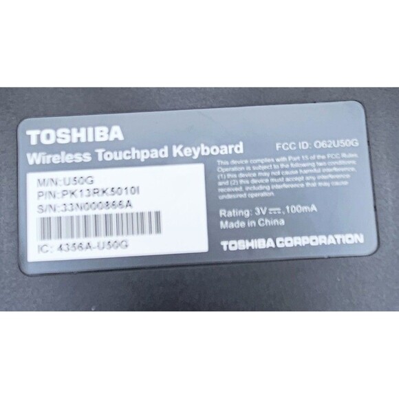 TOSHIBA ENGLISH NORWEGIAN SWEDISH FINNISH DUTCH WIRELESS WIFI TOUCHPAD KEYBOARD - Picture 4 of 6